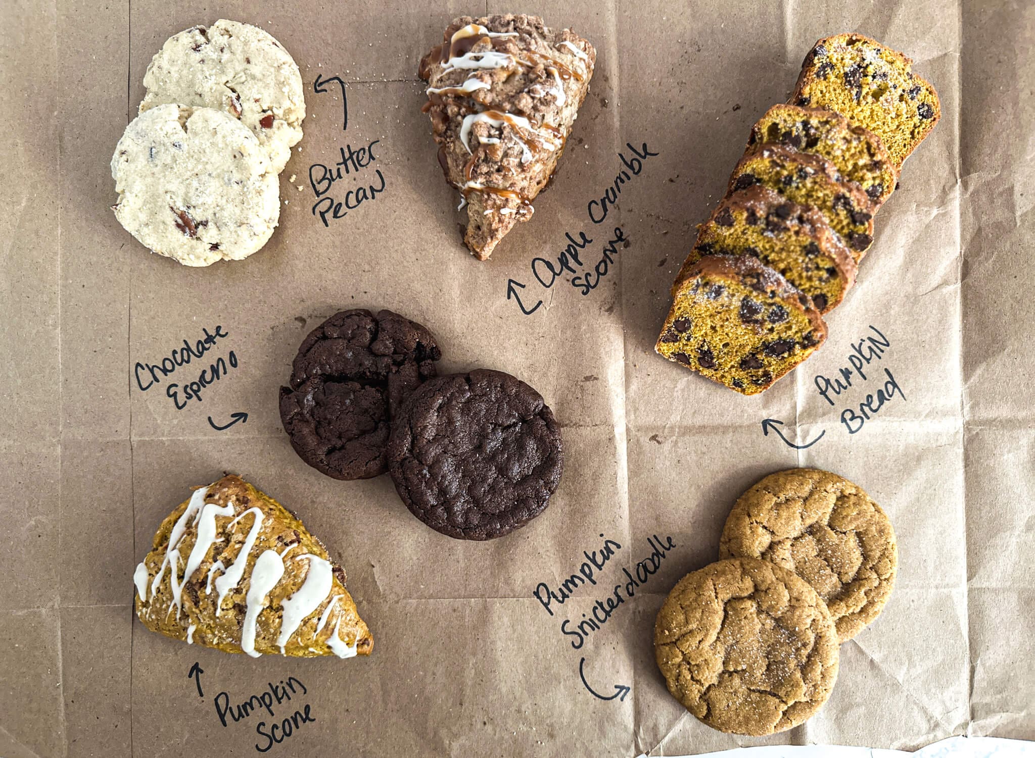 Mind Your Biscuits Bakeshop Fall Menu