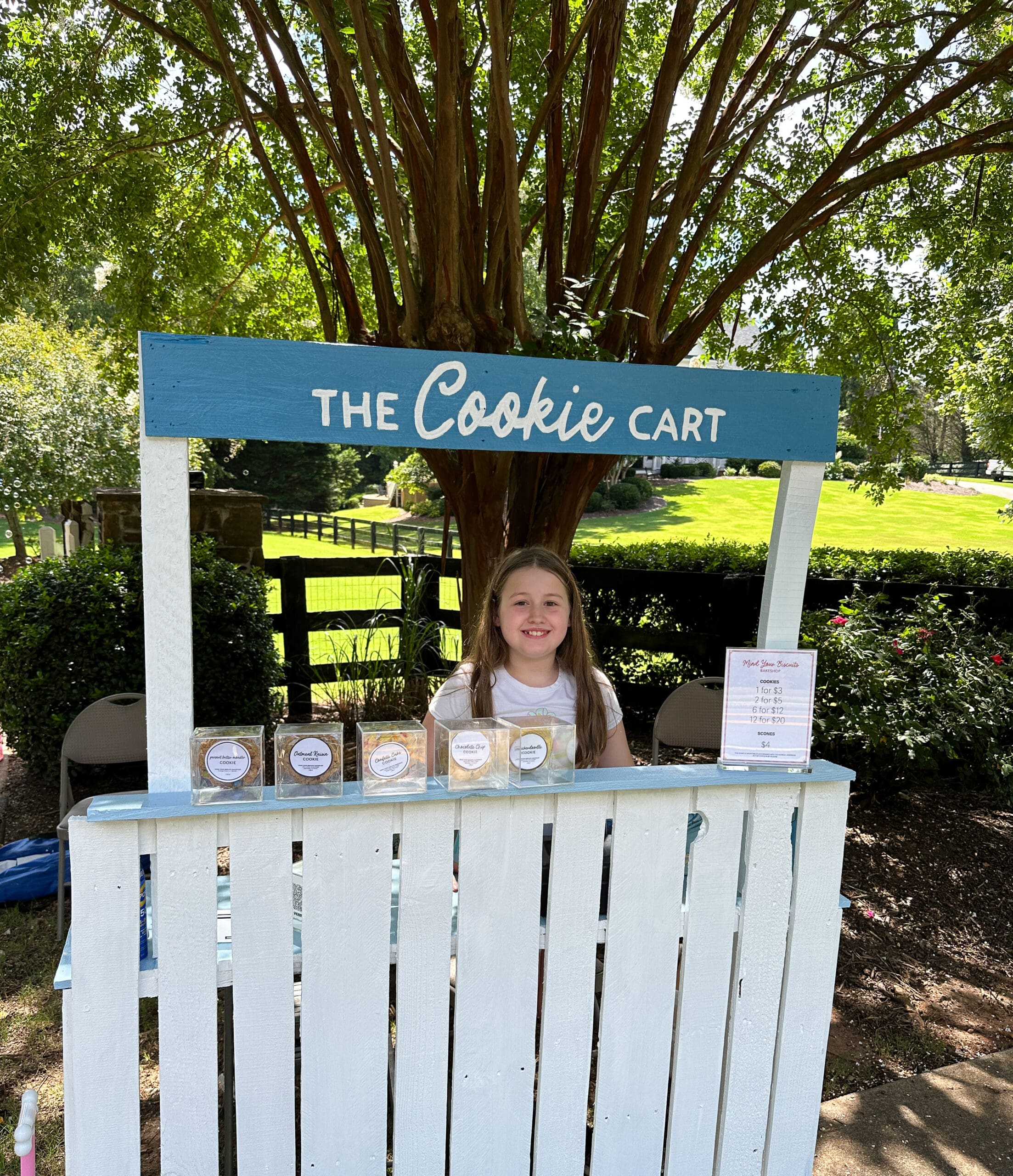 The Cookie Cart for our bakery in roswell ga